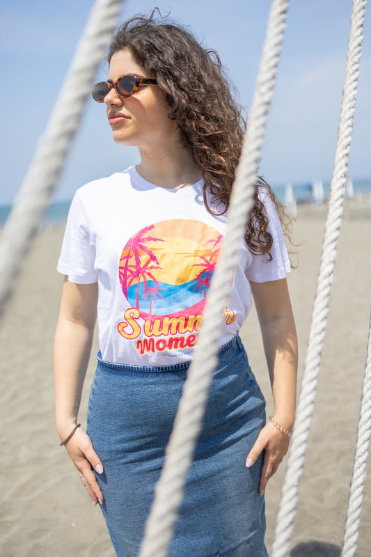 T-shirt “Summer Moments” – Bianca